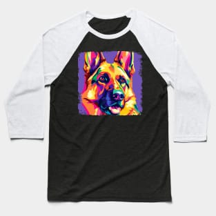 German Shepherd Dog Pop Art - Dog Lover Gifts Baseball T-Shirt